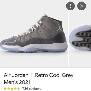 Jordan 11 Retro 3Y Cool Grey
